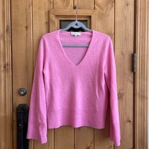 New White + Warren cashmere sweater